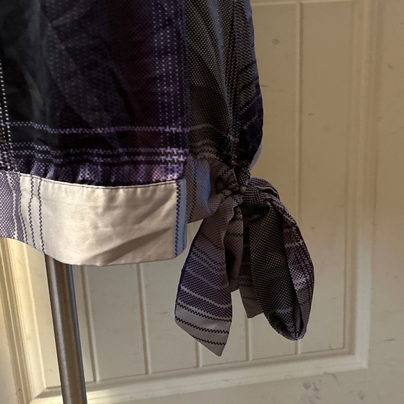 3xl Worthington woman purple plaid top - Picture 2 of 2